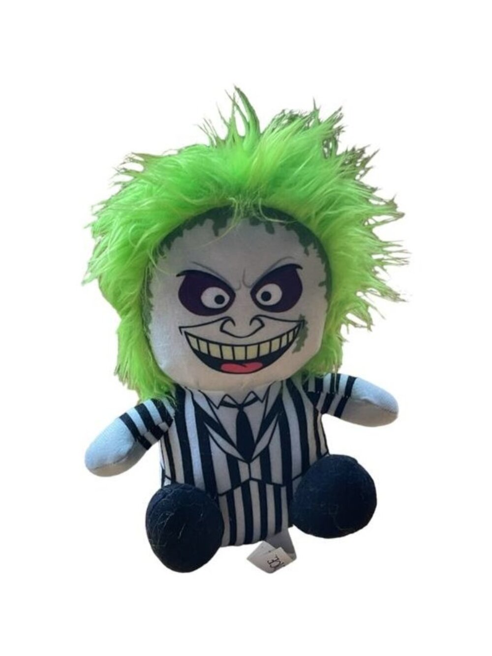 Toy Factory Beetlejuice Big Head 7" Plush Striped Suit Horror Movie Doll